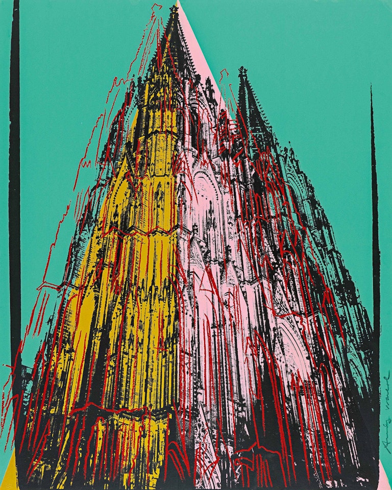 Cologne Cathedral. by Andy Warhol