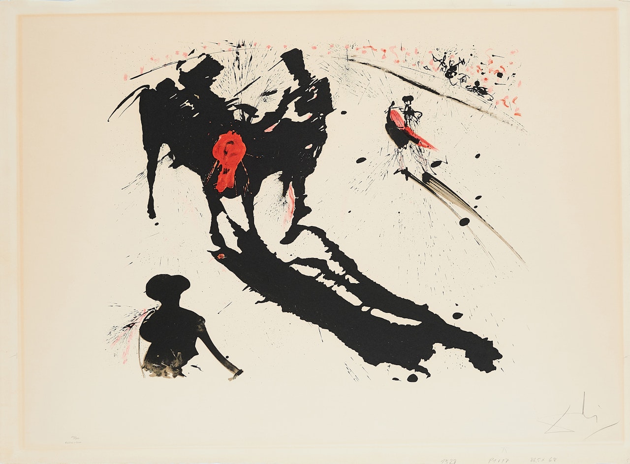 Bullfight No. 1. by Salvador Dali