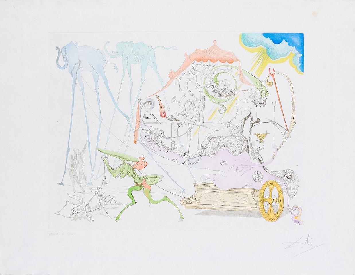 Dionysos. by Salvador Dali