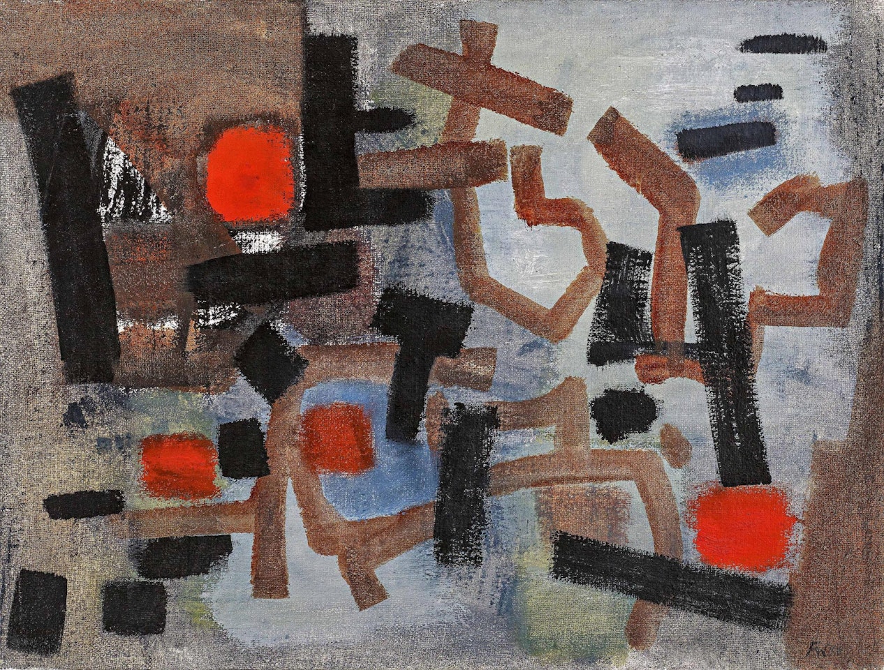 "Planung". by Fritz Winter