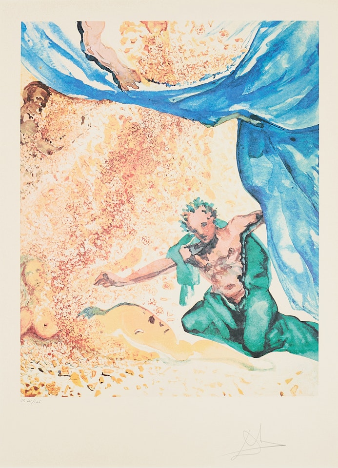 Garden of Eden (From: "Les Amoureux") by Salvador Dali