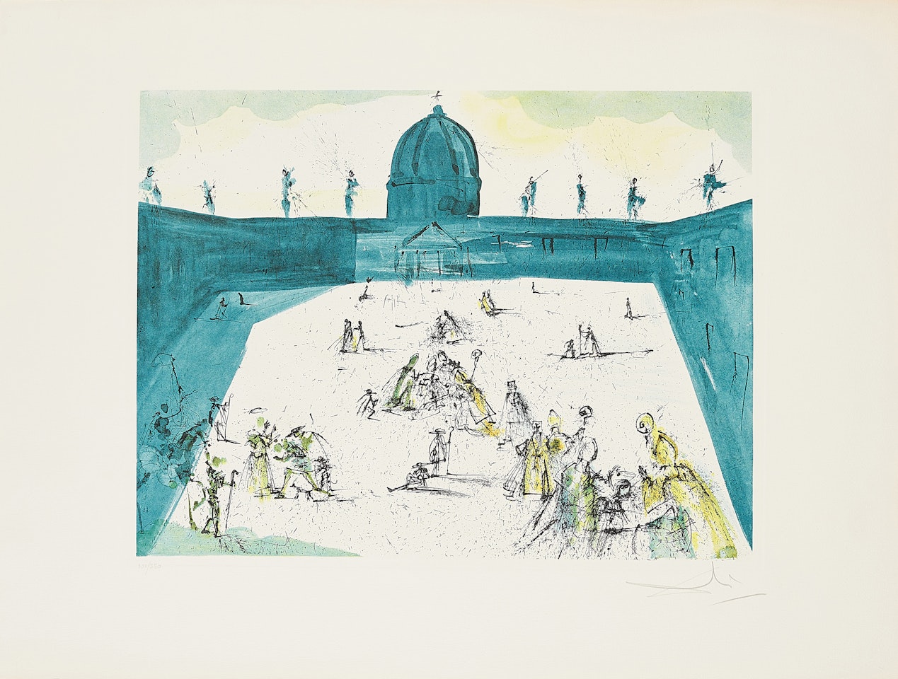 Place St-Pierre by Salvador Dali