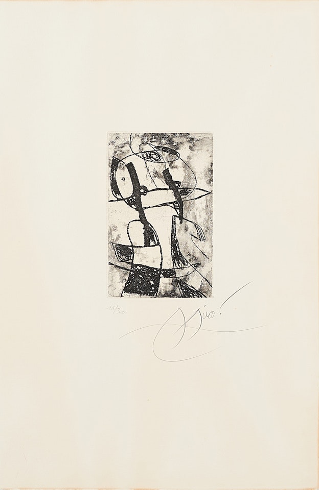 From: Les Saltimbanques by Joan Miró
