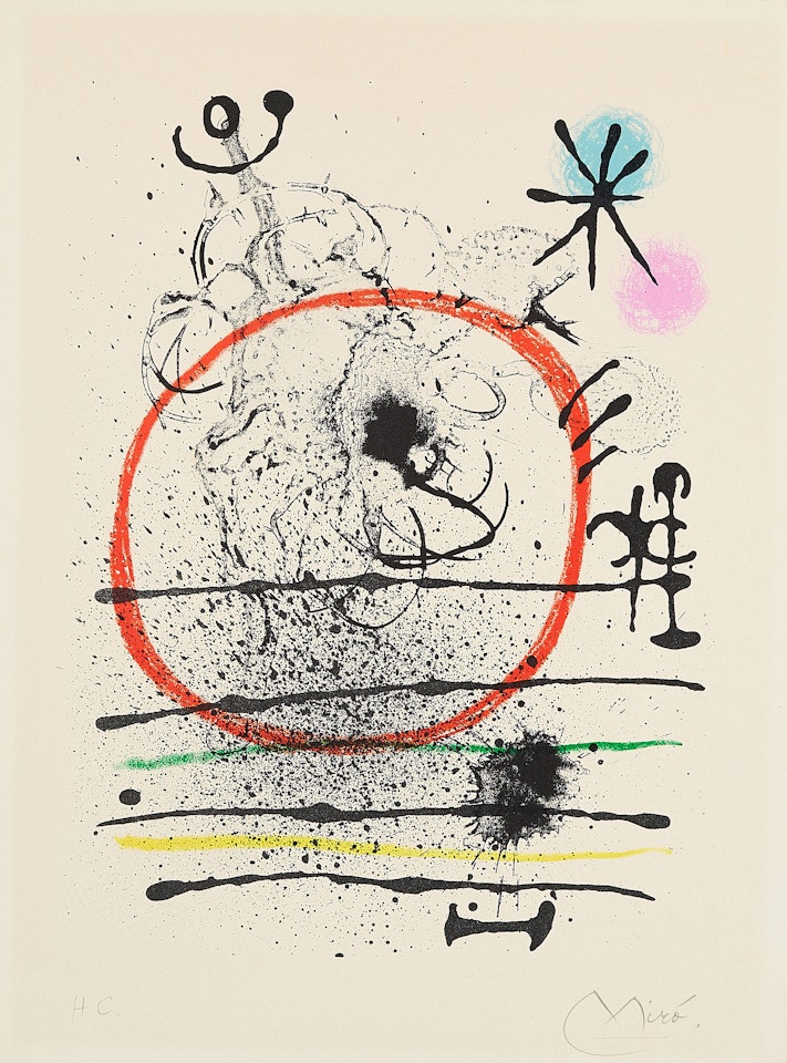 Herbes d"été (From: Hai-Ku). by Joan Miró