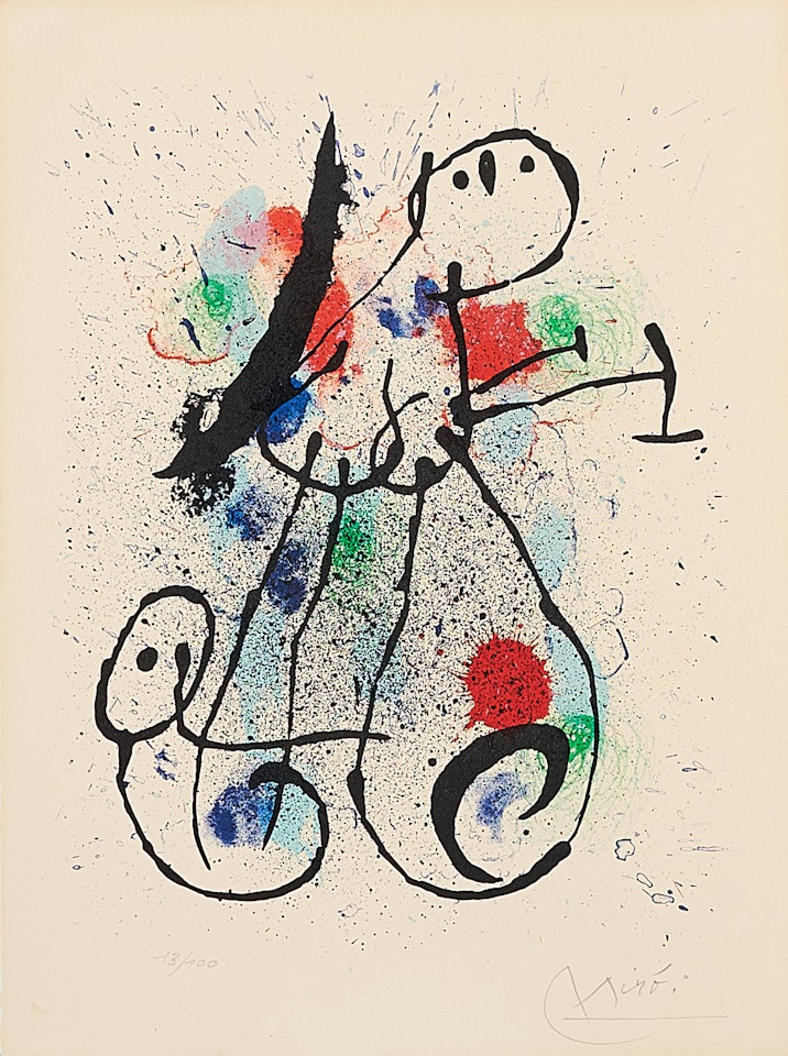 Toute nuit désormais (From: Hai-Ku) by Joan Miró