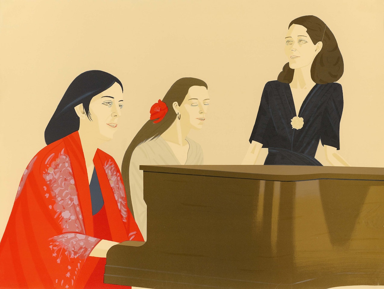 Song. by Alex Katz