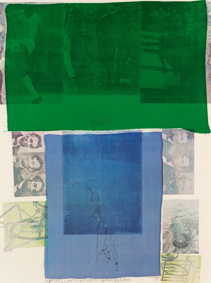 Suite of Nine Prints. by Robert Rauschenberg