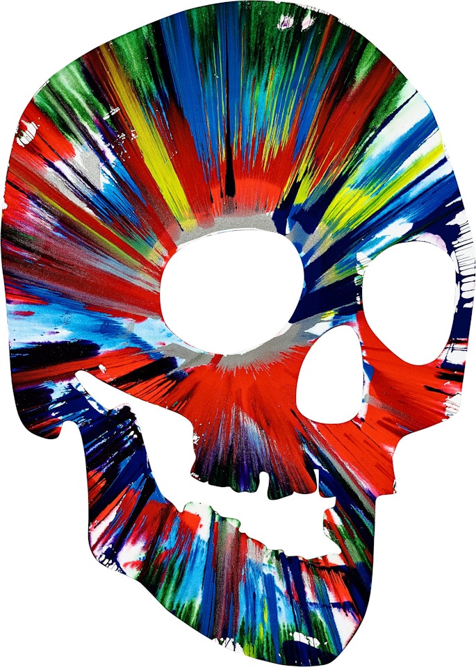 Untitled (Skull Spin Painting) | 無題（骷髏旋轉畫） by Damien Hirst