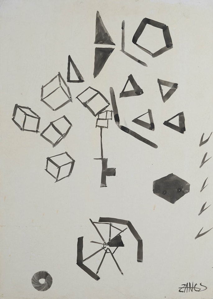 Untitled. by Herbert Zangs