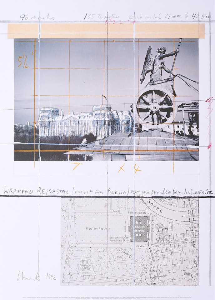 Wrapped Reichstag. by Christo