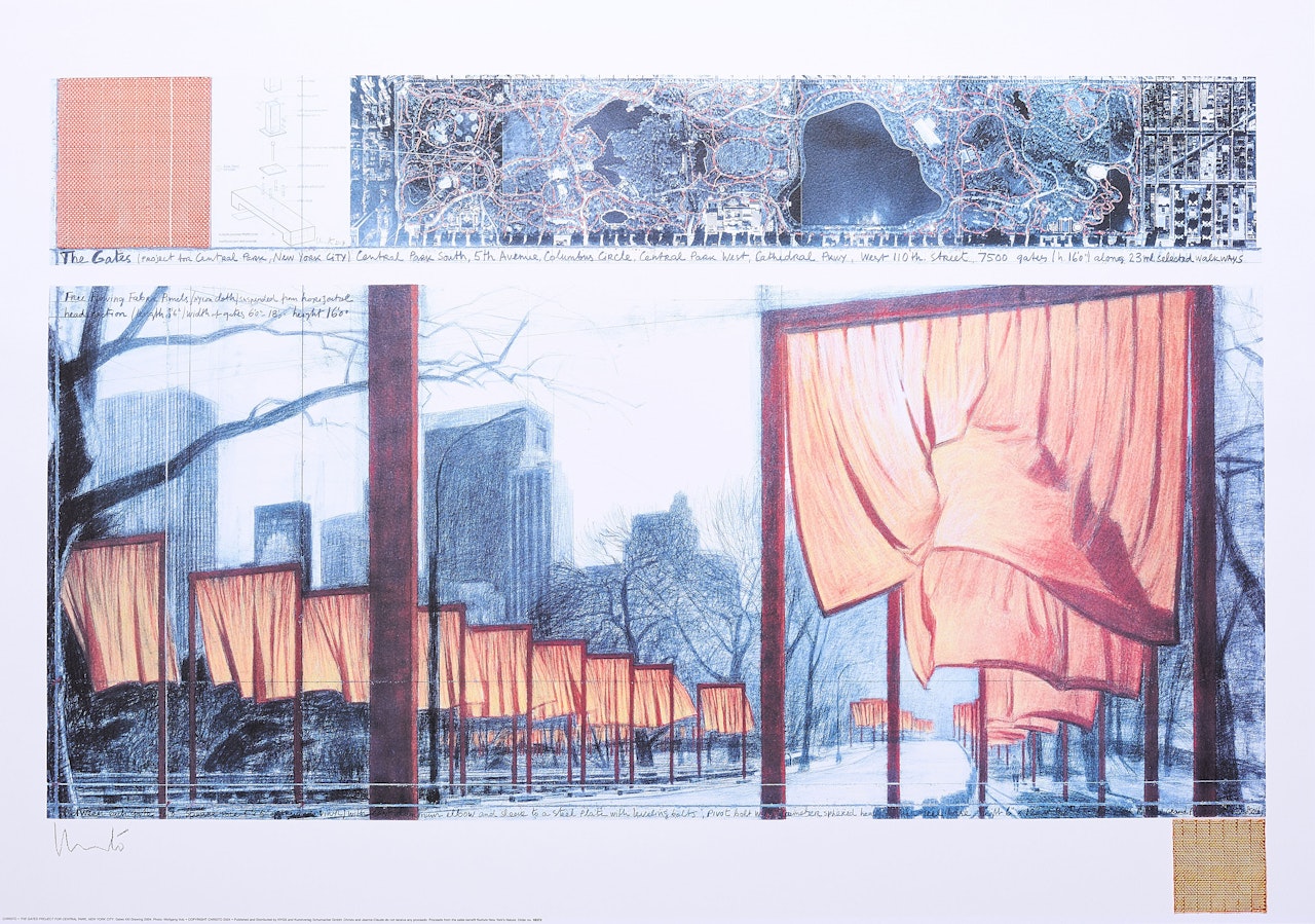 The Gates, Central Park, New York City by Christo