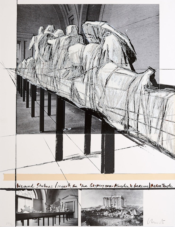 Wrapped Statues, Project for Die Glyptothek, München by Christo