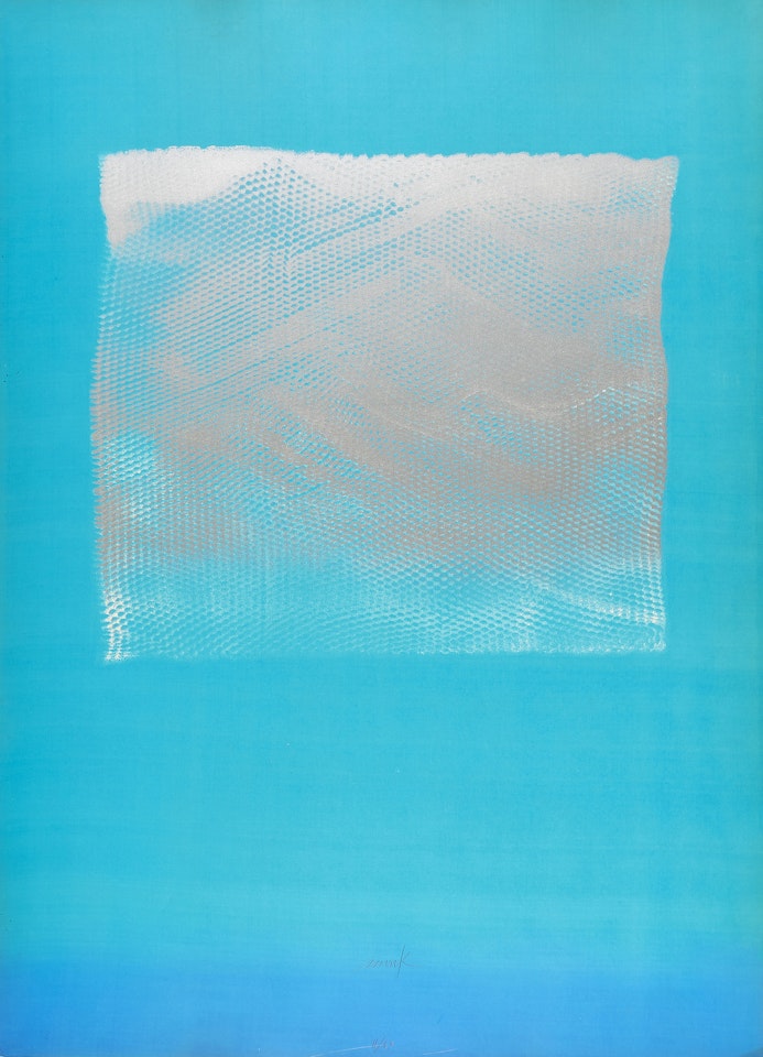 Lichtnetz (From: Augenblick und Dauer II). by Heinz Mack