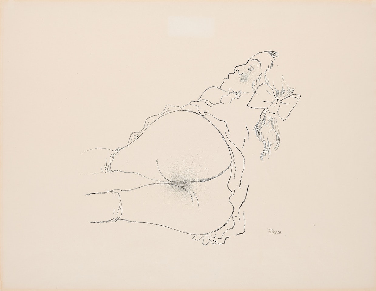 Allein. by George Grosz