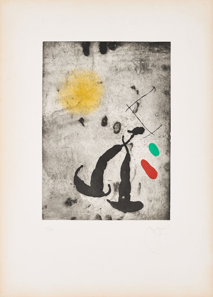 Le fugitif by Joan Miró