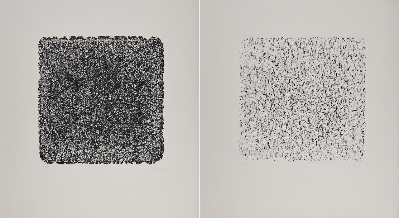 Poesie der Destruktion I und II. by Günther Uecker