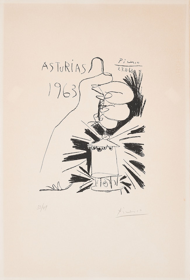 Asturias. by Pablo Picasso