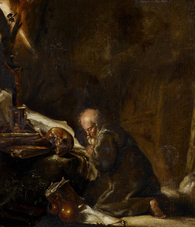 Saint Jerome as Penitent by Dutch School