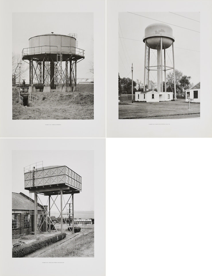 Mixed Lot of 3 Prints. by Bernd & Hilla Becher