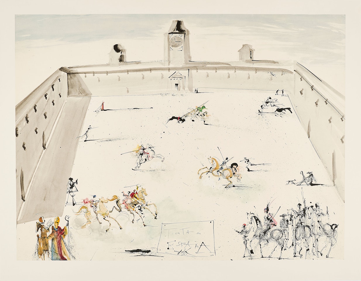 Tienta en Espana by Salvador Dali