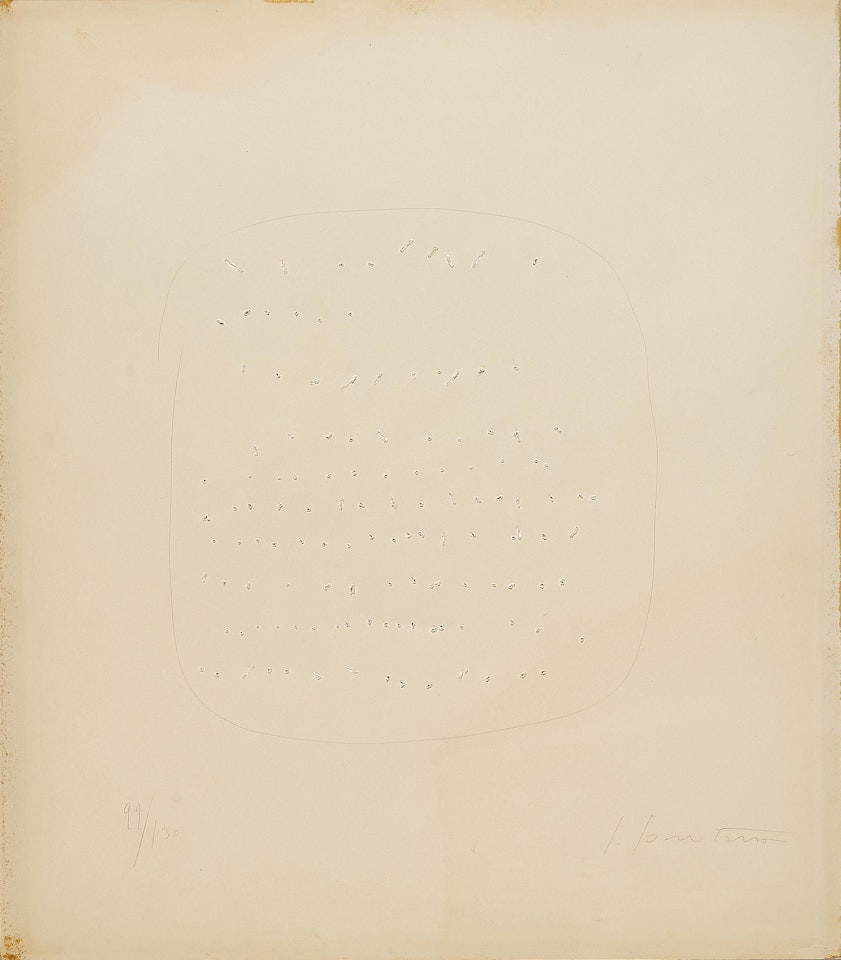 Concetto Spaziale by Lucio Fontana