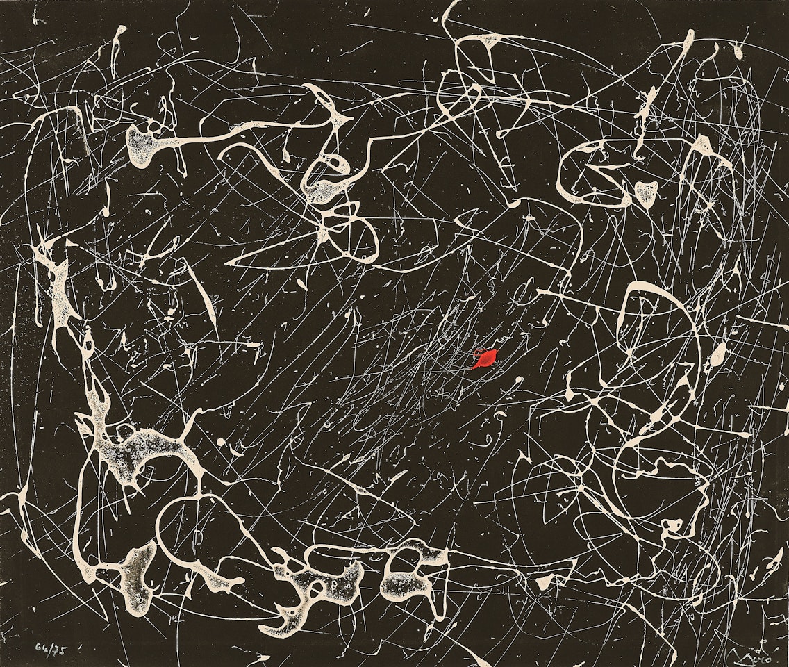 Sheet 13 (From: Fissures). by Joan Miró