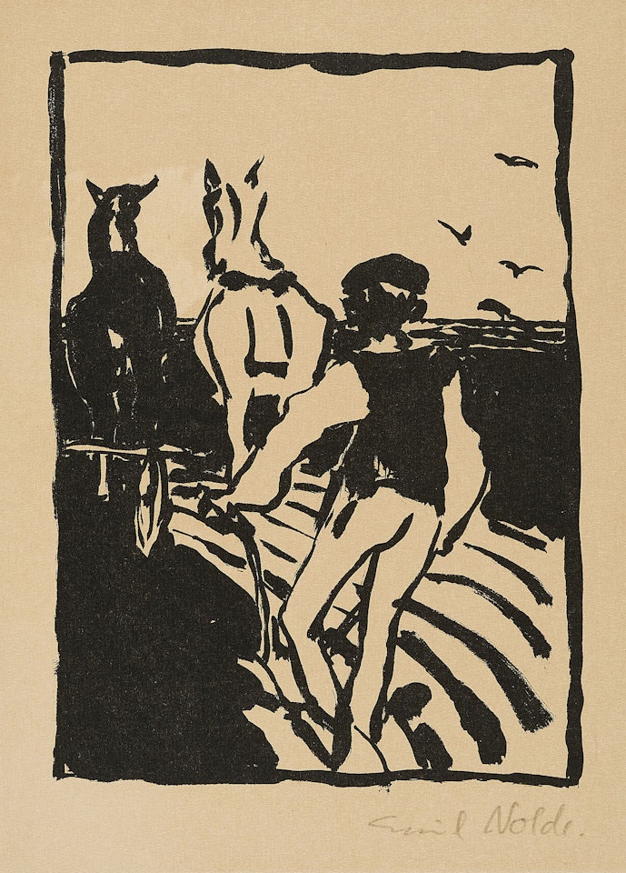 Der Pflüger by Emil Nolde