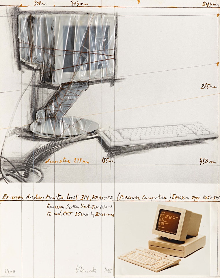 Wrapped Computer by Christo