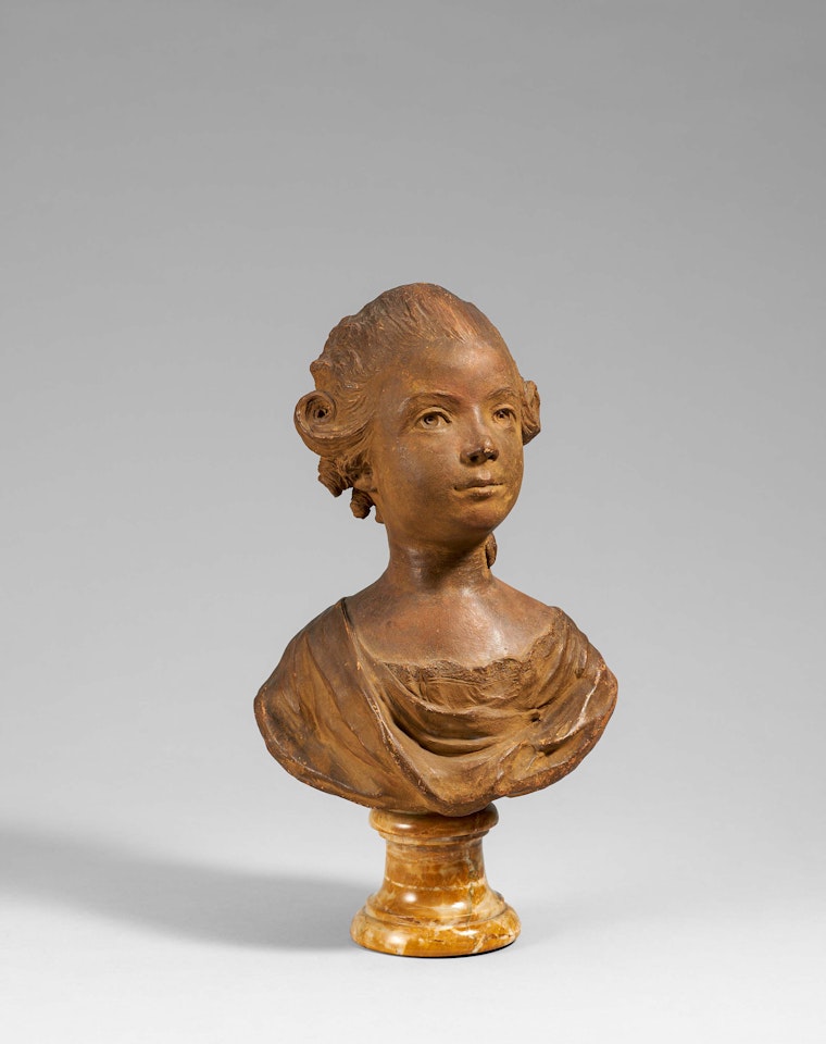 Bust of a Girl by French School