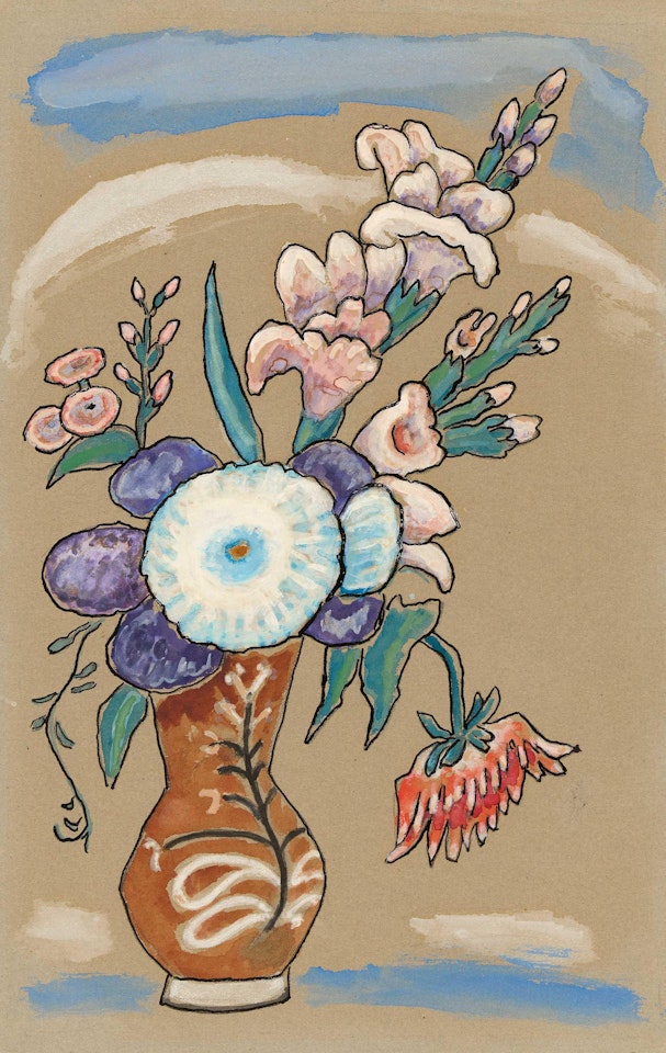 Untitled (Blumenvase). by Gabriele Münter