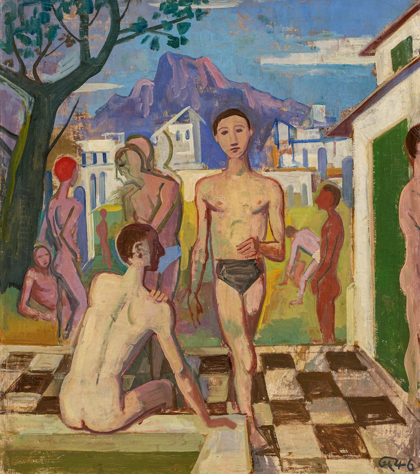 Im Süden (1) by Karl Hofer