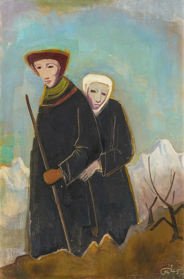 Wanderer. by Karl Hofer