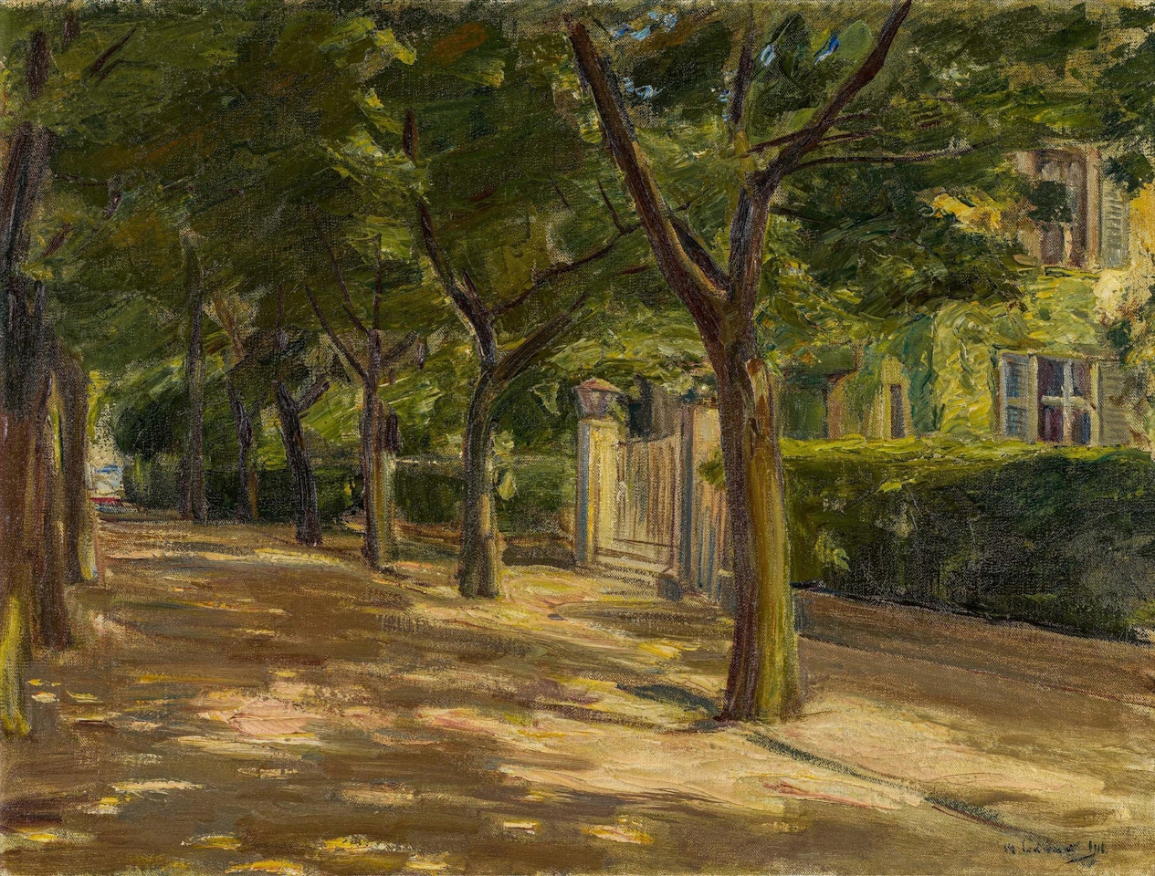 Colomierstraße in Wannsee by Max Liebermann