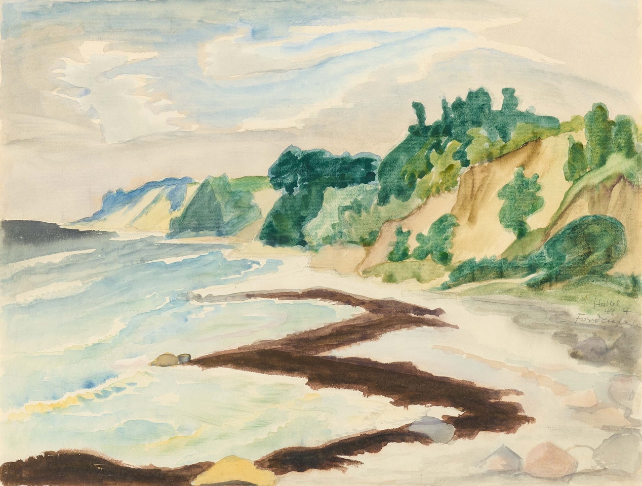 Fördeufer by Erich Heckel