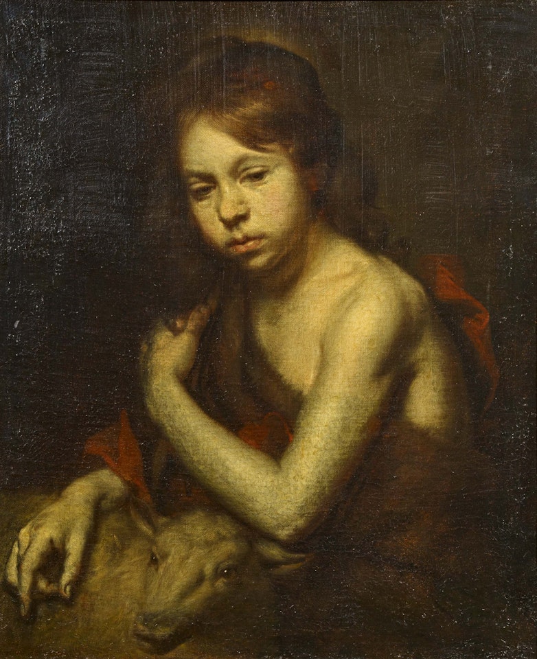 John the Baptist as a Child with the Lamb by Flemish School