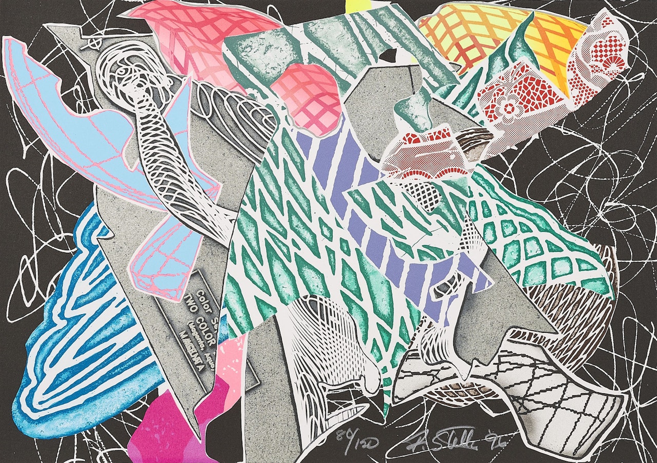 Hudson River Valley Portfolio Print by Frank Stella