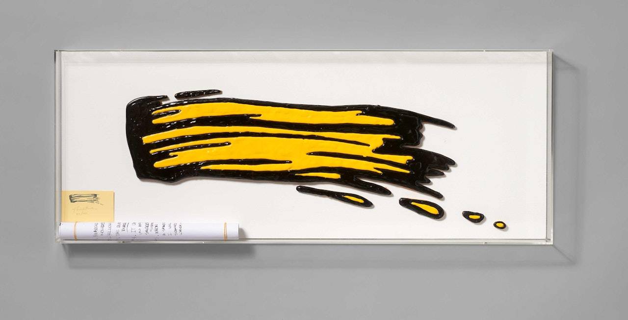 Ohne Titel (Brushstroke). by Roy Lichtenstein