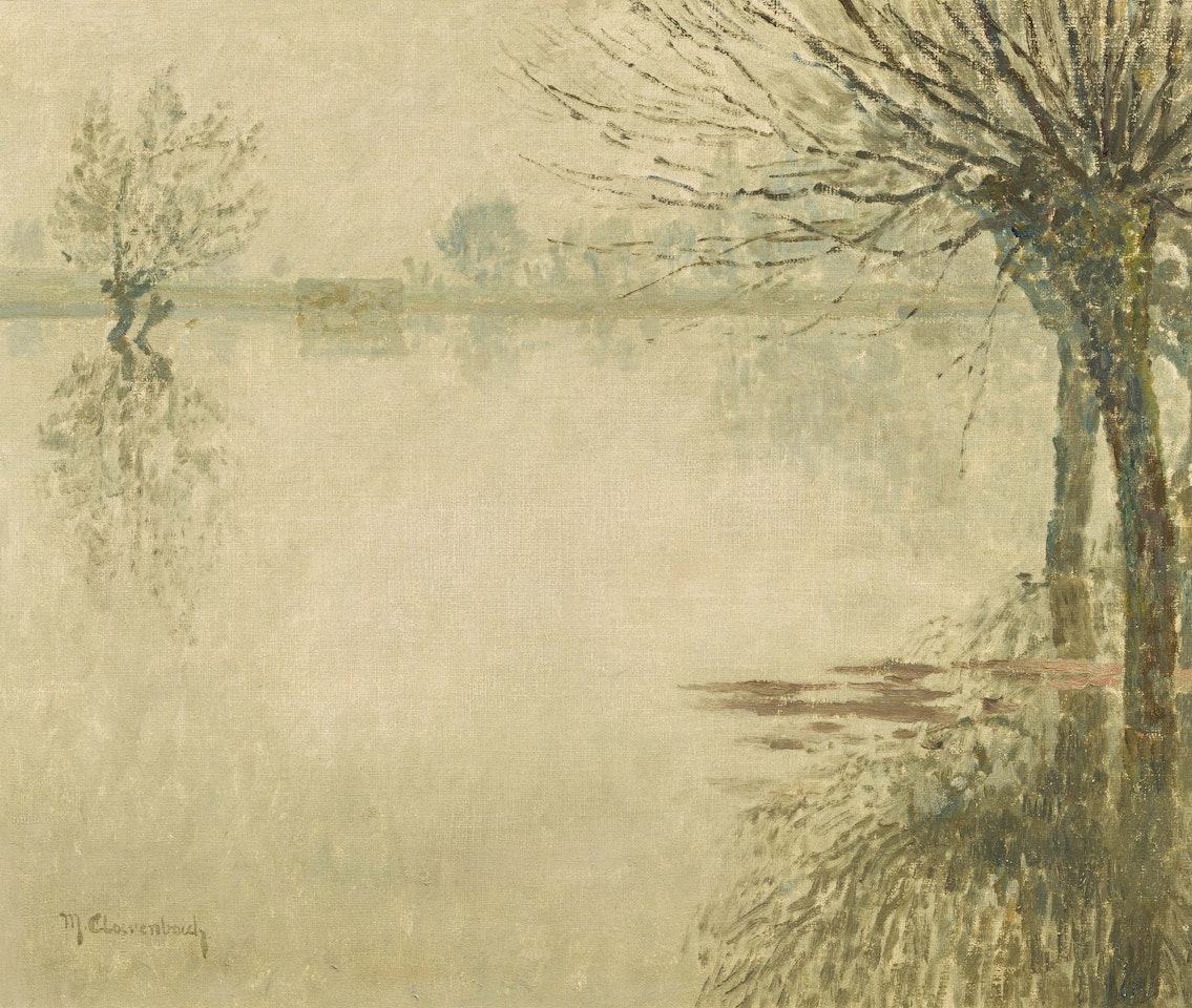 Early Spring in the Rhine Meadows by Max Clarenbach