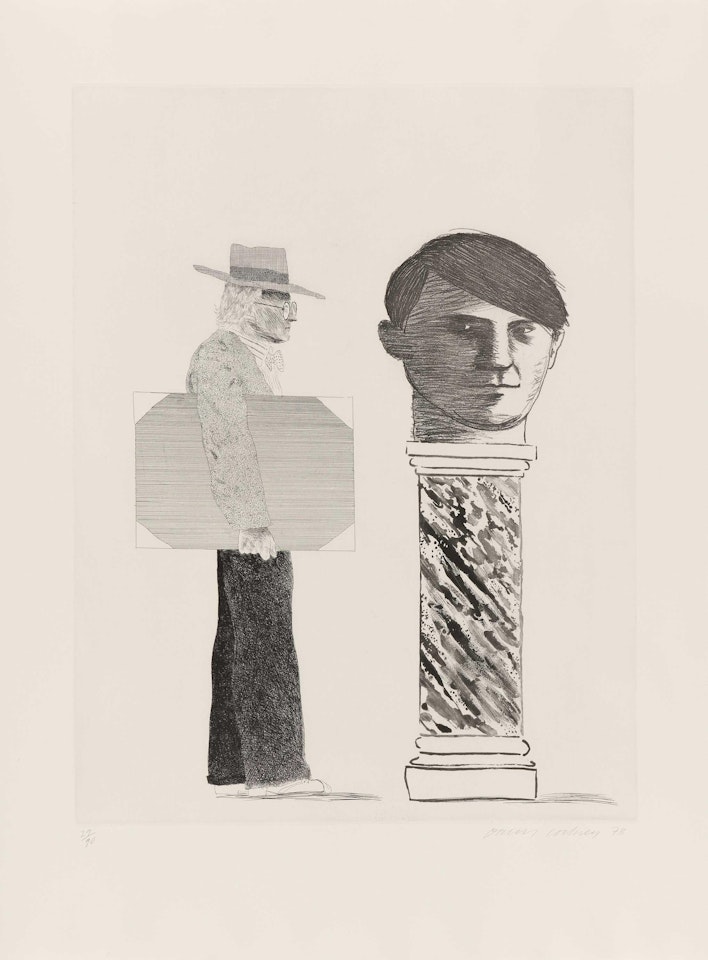 The Student by David Hockney