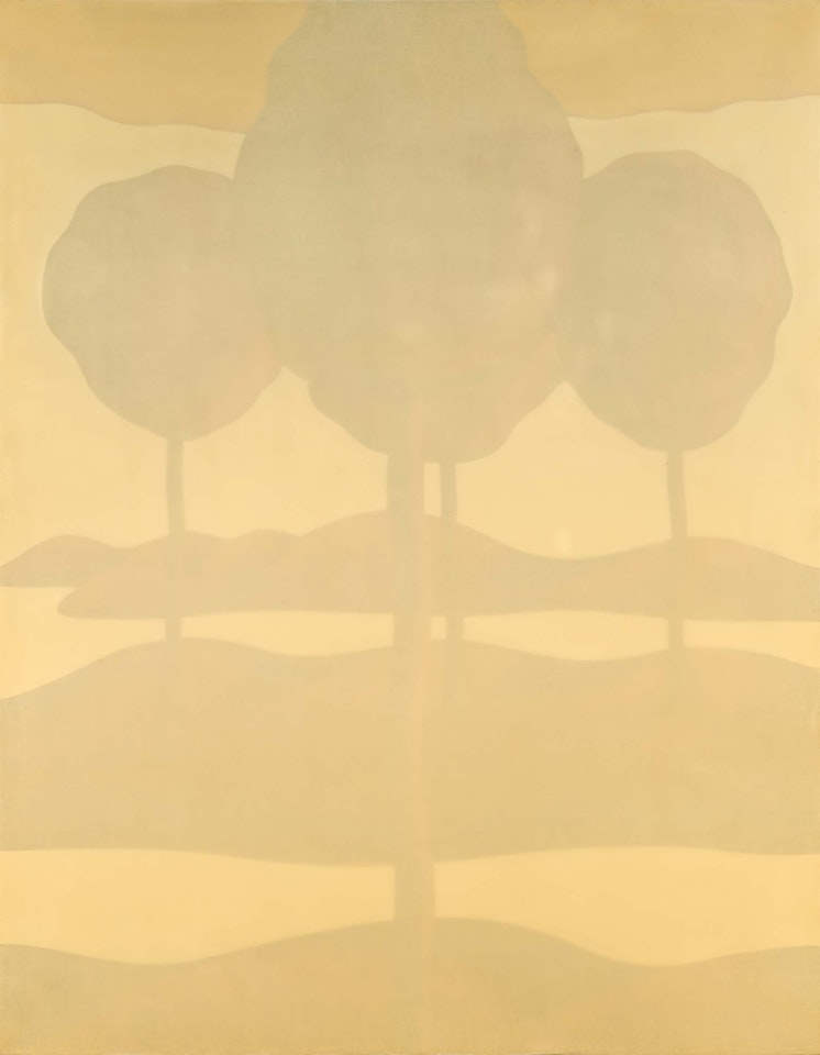 Untitled (Bäume am Wasser). by Bernd Koberling