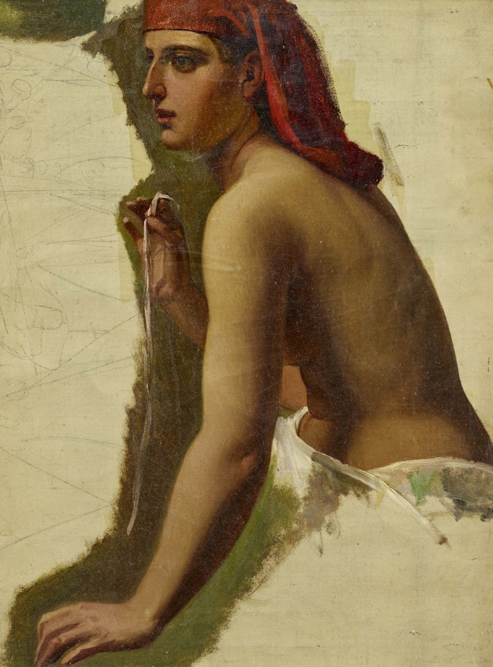 Egyptian Woman. by German School