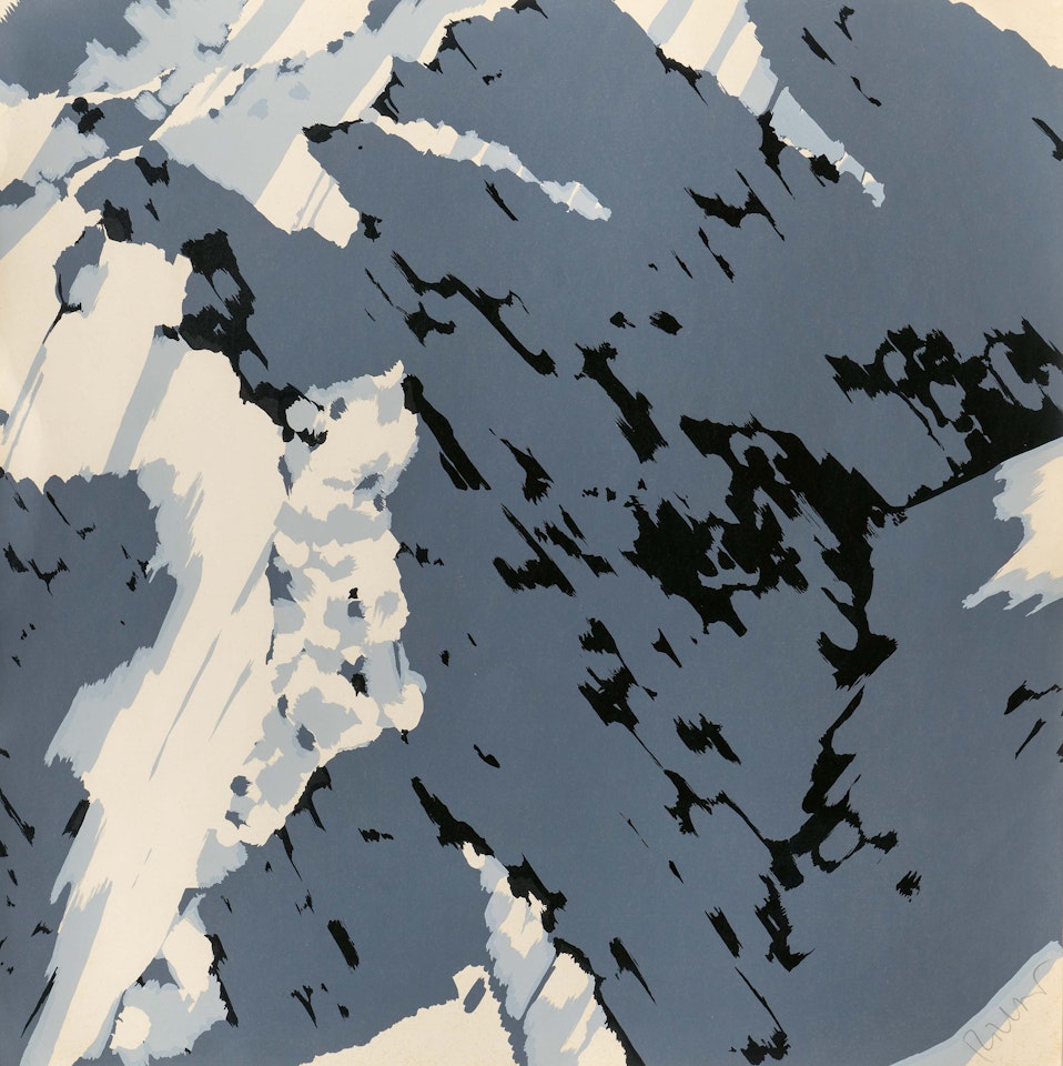 Schweizer Alpen I (A1). by Gerhard Richter