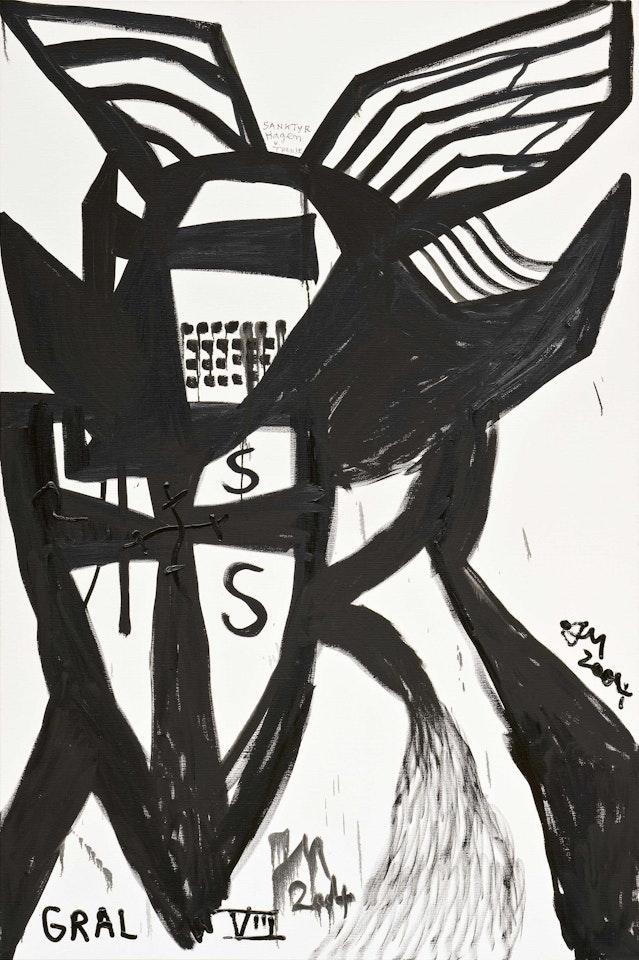 "Tapferkeit". by Jonathan Meese