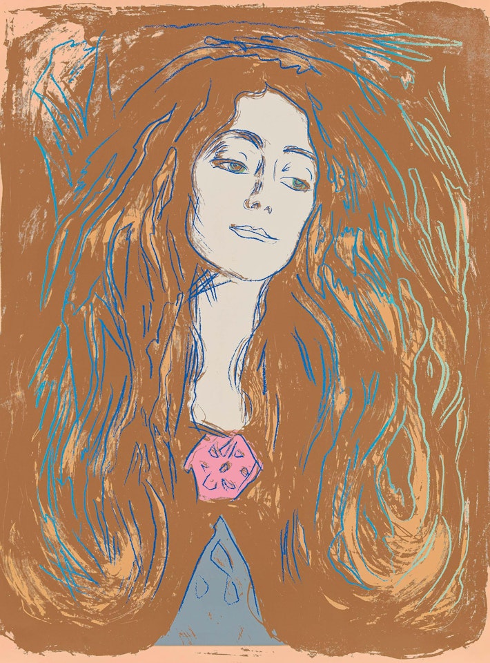 Eva Mudocci (After Munch) by Andy Warhol