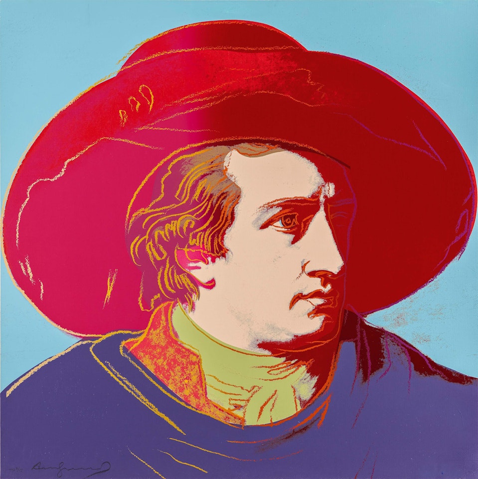 Goethe. by Andy Warhol