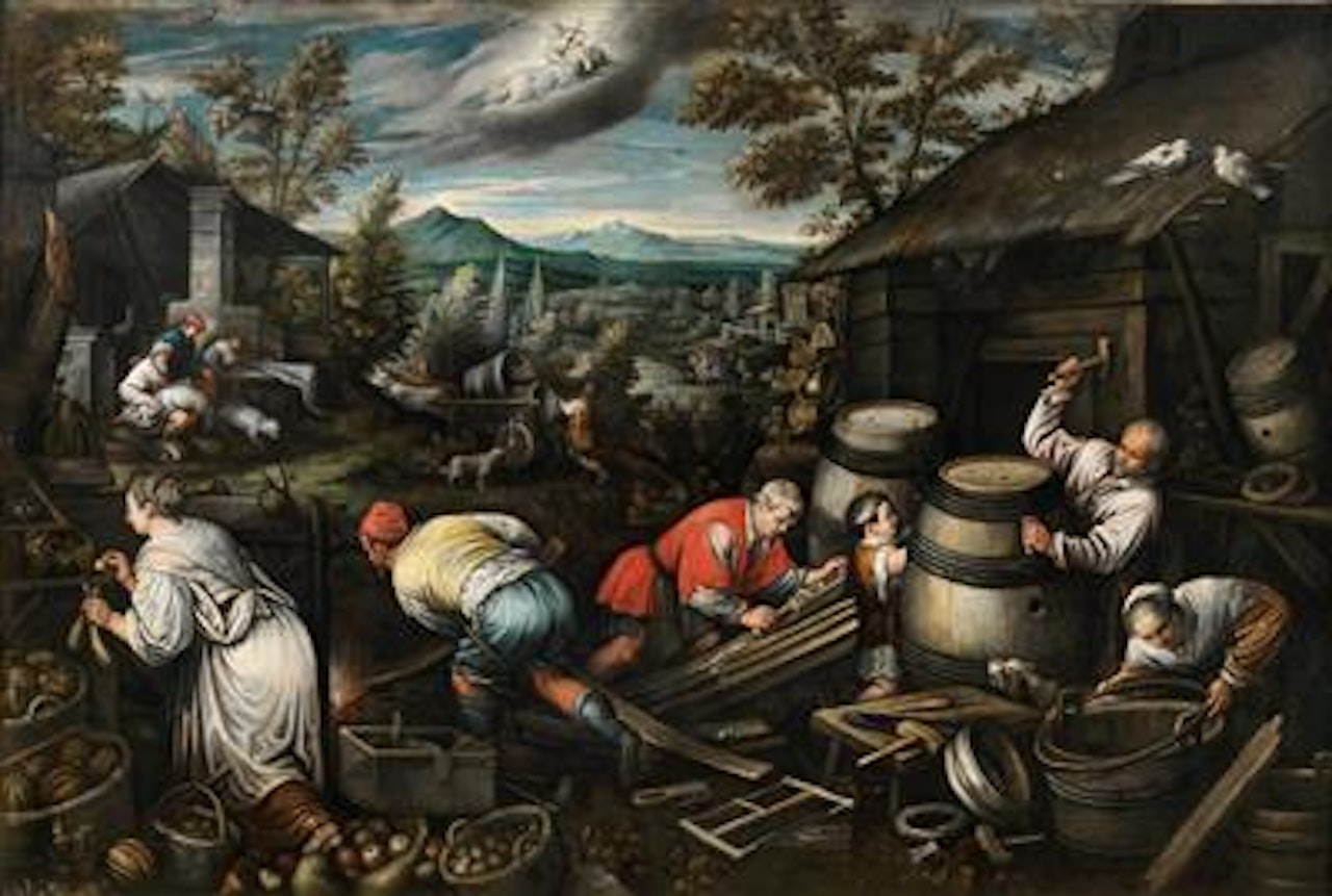 An Allegory of August by Leandro Bassano