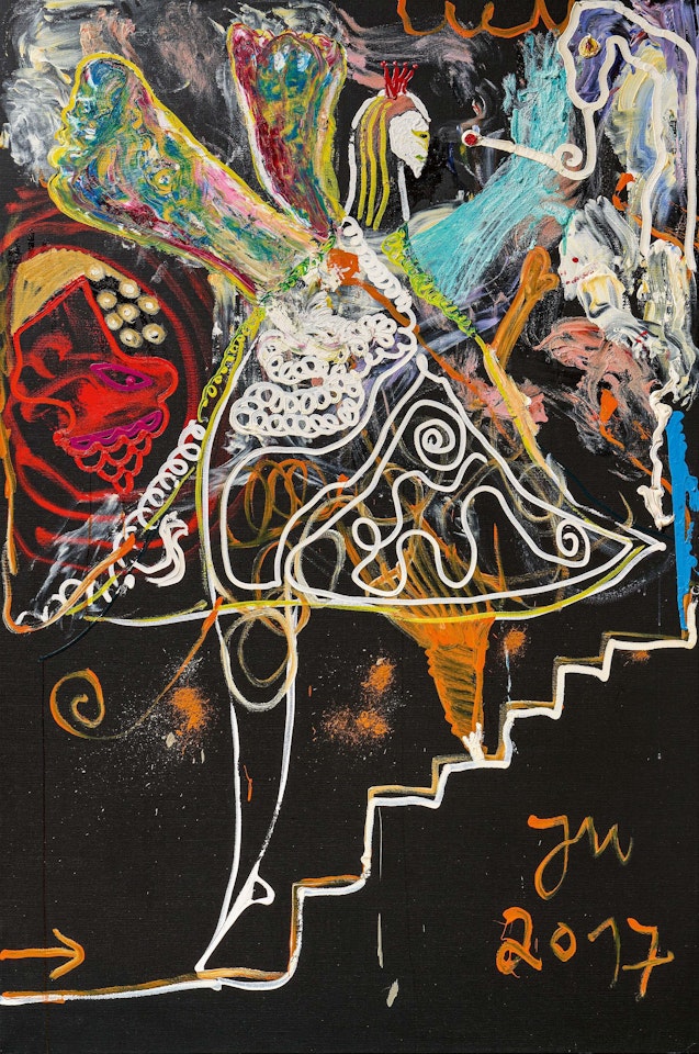 "Die kleine Fee Shake-Manill (...) ". by Jonathan Meese