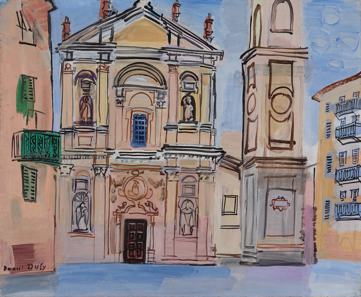 Cathédrale Sainte-Réparate à Nice by Raoul Dufy