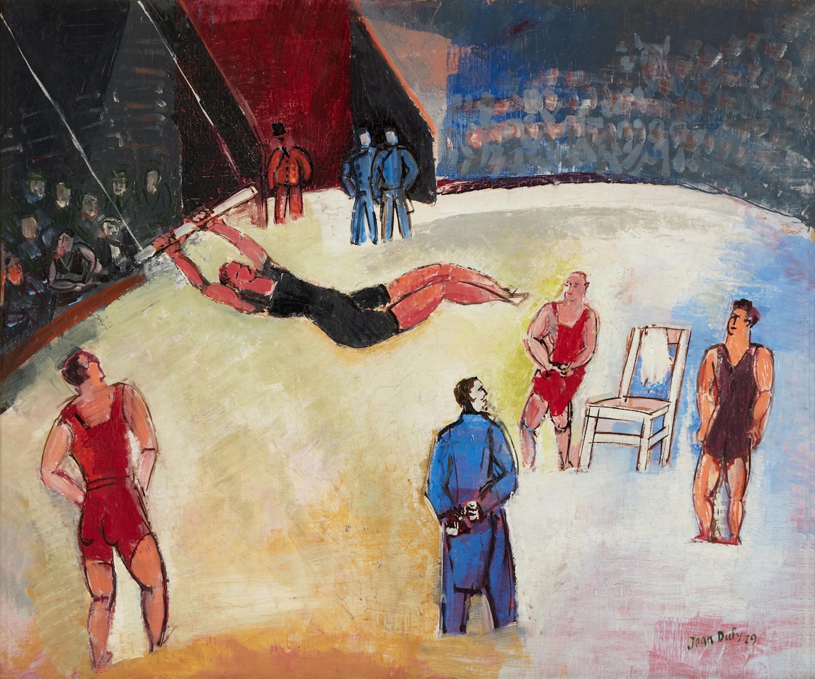 Les Trapézistes by Jean Dufy