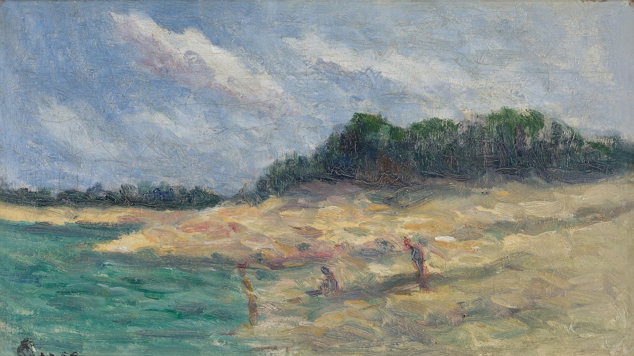 Les bords de la Seine à Rosny by Maximilien Luce